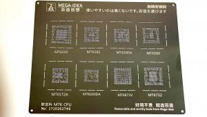 MTK CPU stencil MT6595 MT6582 MT6580A MT6589 MT6572A MT6260DA MT6873V MT6732