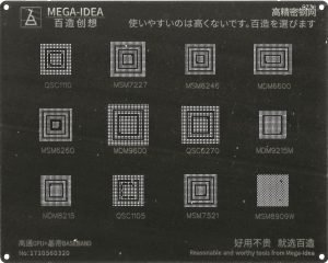 MEGA-IDEA Qualcomm CPU+Baseband BZ36 stencil