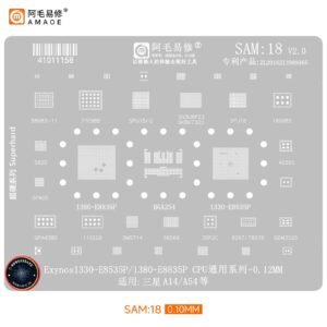 E8535 CPU STENCIL E8835 SAM18