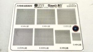 UV Universal Stencil | GREEN OIL UV REBALLING NETWORK FILM