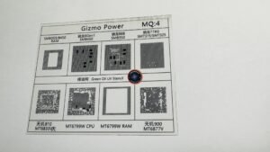 MQ4 CPU UV STENCIL GREEN OIL UV STENCIL FILM