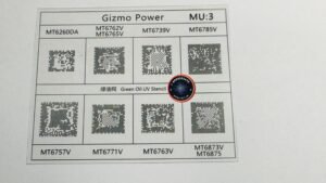 MU3 CPU UV STENCIL GREEN OIL UV STENCIL FILM