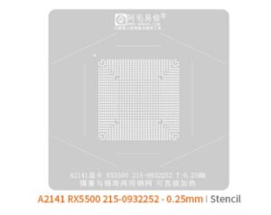 A2141 RX5500 STENCIL MAC BOOK 1 A2141 RX5500 STENCIL MAC BOOK