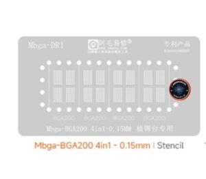 BGA200 DR1 STENCIL MBGA
