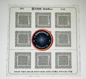 F-H3 UV STENCIL GREEN OIL UV STENCIL FILM 1 F-H3 UV STENCIL GREEN OIL UV STENCIL FILM