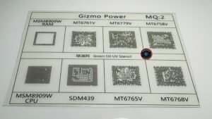 MQ2 CPU UV STENCIL GREEN OIL UV STENCIL FILM