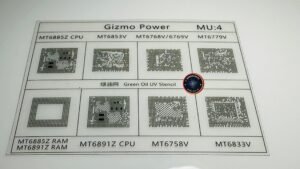 Green Oil UV Stencil