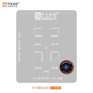 AMAOE Stencil for iPhone 15 Face ID Dot Matrix Face ID Stencil ip 1 AMAOE Stencil for iPhone 15 Face ID Dot Matrix