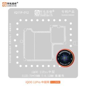 AMAOE IQ11P-012 Reballing Stencil for iQOO 11 Pro