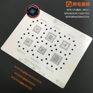 AMAOE MU2 Stencil MTK CPU MT6582 MT6735 MT6589 CPU STENCIL 1 AMAOE MU2 Stencil MTK CPU MT6582 MT6735 MT6589 CPU STENCIL