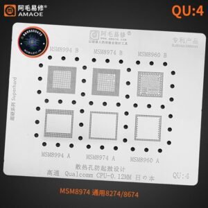 AMAOE QU4 Stencil Qualcomm CPU/RAM Series MSM8994 MSM8974 MSM8960 1 AMAOE QU4 Stencil Qualcomm CPU/RAM Series MSM8994 MSM8974 MSM8960