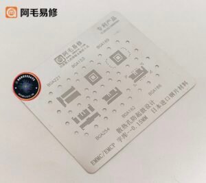 AMAOE EMMC 1 / EMCP BGA Reballing Stencil (0.15mm) - Professional Flash Memory Rework