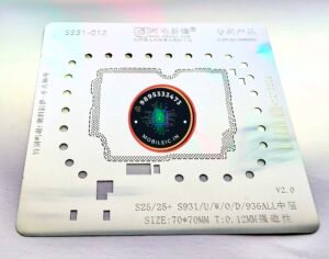 S25 S931 Middle Layer BGA Reballing Stencil for S25+ S936 S931-012 1 S25 S931 Middle Layer BGA Reballing Stencil for S25+ S936 S931-012