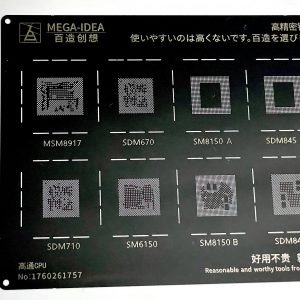 CPU stencil Qualcomm CPU MSM8917 SDM670 SM8150A SDM845A SM8150B SDM845B SDM710 SM6150 MEGA-IDEA