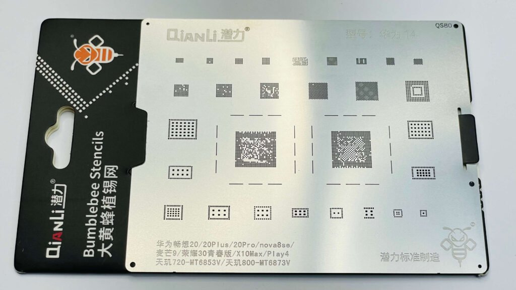 Huawei 20/20Plus/20Pro/nova8se/Maimang 9/Honor 30 Youth Edition/X10Max/Play4 Dimensity 720-MT6853V/Dimensity 800-MT6873 QiANLi QS80 - mobilestencil