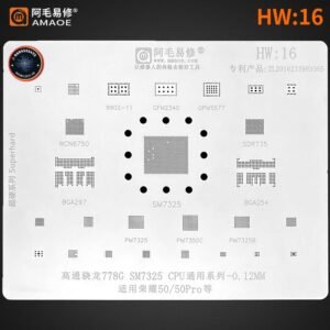 HW16 SM7325 MT6877V STENCIL