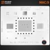 AMAOE MAC-9 STENCIL,M1 339S00833 CD3217 339S00763,BGA110,M1 Mac M1 CPU STENCIL  MAC 9 STENCIL