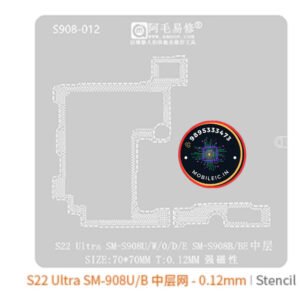 S22Ultra S908U S908B S908W S908D S908O S908E MIDDLE LAYER STENCIL