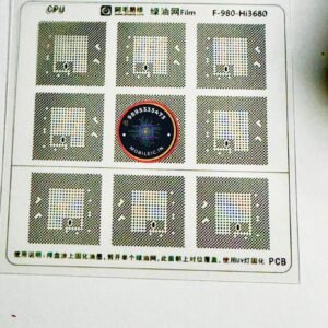 F-980-HI3680 GREEN OIL FILM GREEN OIL REBALLING STENCIL FOR HUAWEI CPU 