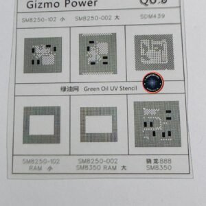 QU8 CPU UV STENCIL GREEN OIL UV STENCIL FILM