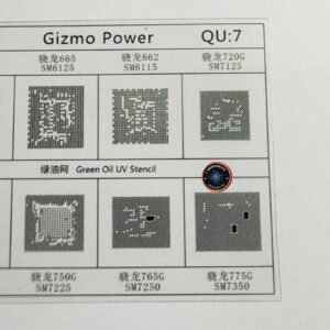 QU7 CPU UV STENCIL GREEN OIL UV STENCIL FILM
