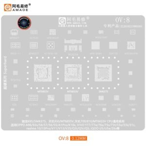 OV 8 STENCIL SM6375 MT6833V MT6855V CPU STENCIL