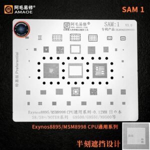SAM1 EXYNOS 8895 MSM8998 CPU STENCIL S8 S8+ SAM