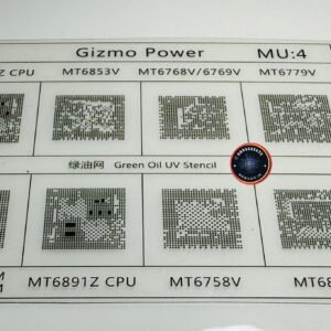 MU4 CPU UV STENCIL GREEN OIL UV STENCIL FILM