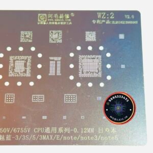 WZ2 STENCIL MT6750 CPU MT6755 STENCIL