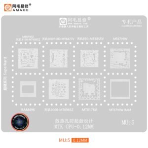 AMAOE MU5 Universal Reballing Stencil for MediaTek CPUs