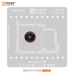 AMAOE MZ20P-012 Reballing Stencil for Meizu 20 Pro