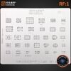 Stencil-RF RF amplifier integrated network-RF1 AMAOE RF:1 BGA Reballing Stencil