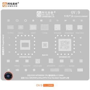 OV9 STENCIL FOR MT6985W CPU STENCIL VIVO X90 OPPO FIND X6 IQ NEO8PRO