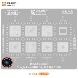 AMAOE U-GGE1 GOOGLE PIXEL CPU STENCIL
